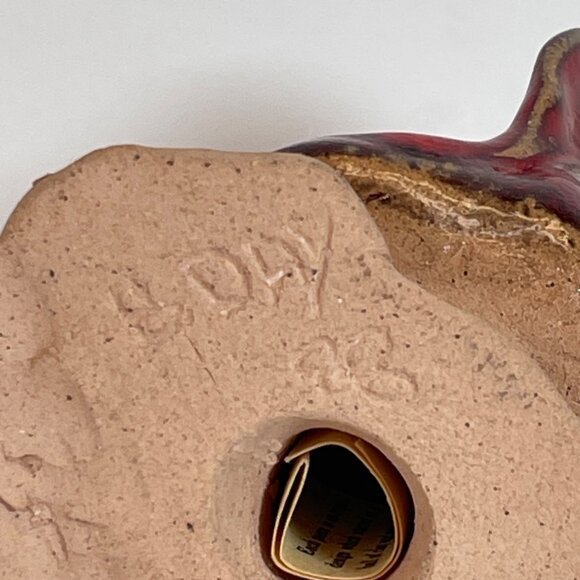 Bonnie Meyer Day Clay Sculpture Cardinal Original 3.5 x 3 x 3.5 Inches B DAY 83 - Picture 4 of 10